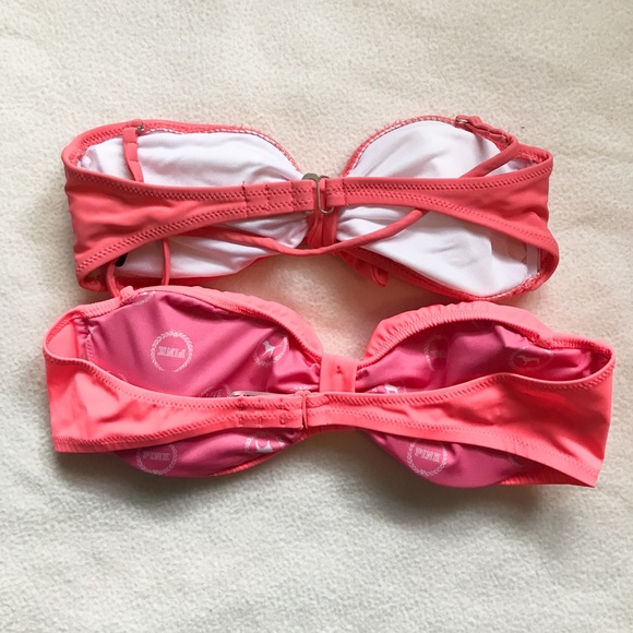 Two pink bathing suit tops - Picture 4 of 4